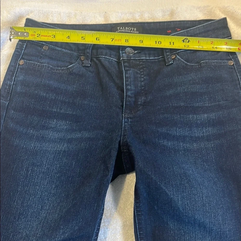 Talbots Blue Straight Leg Jeans Classic Denim - Picture 5 of 6